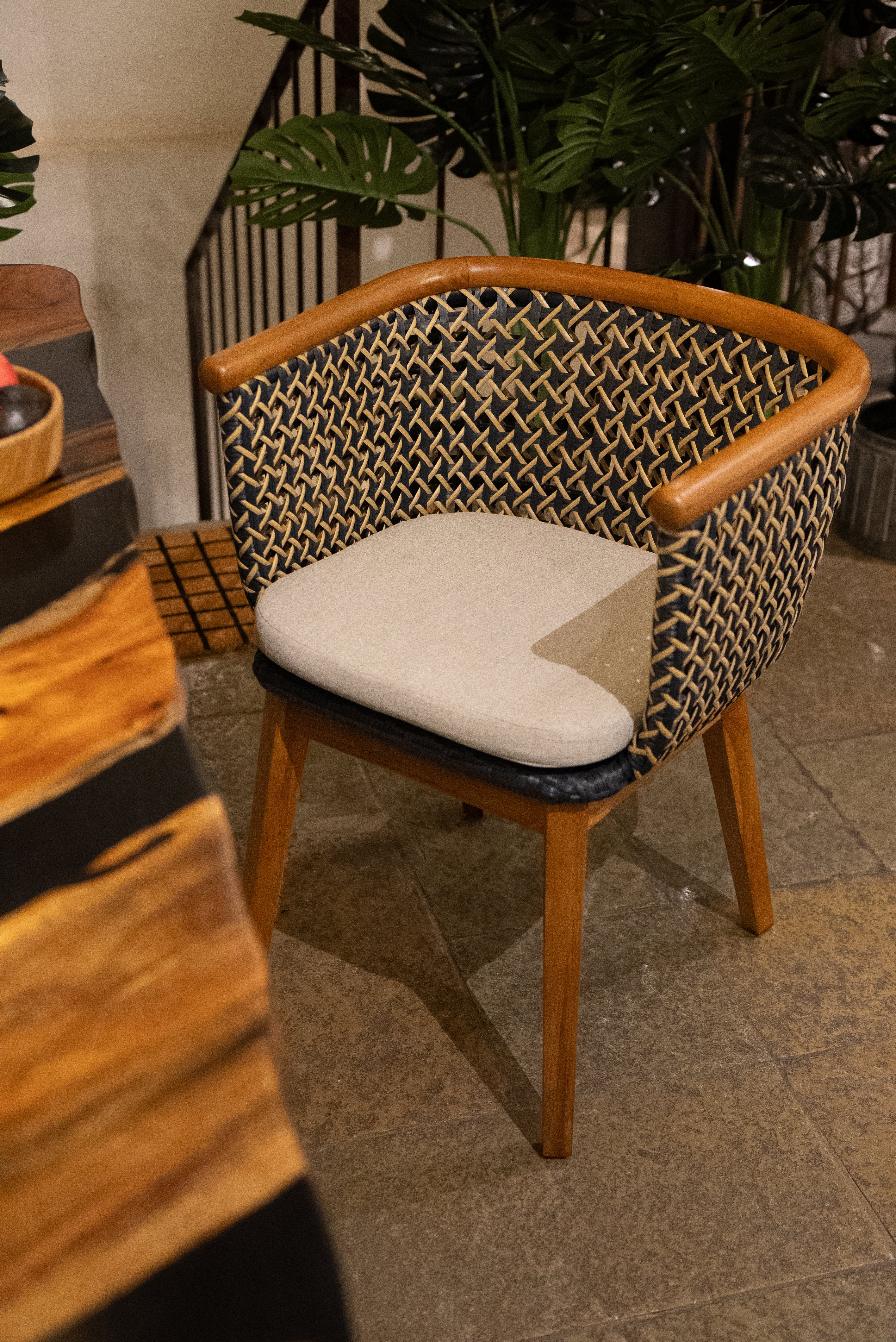 Euston Teak Dining Arm Chair