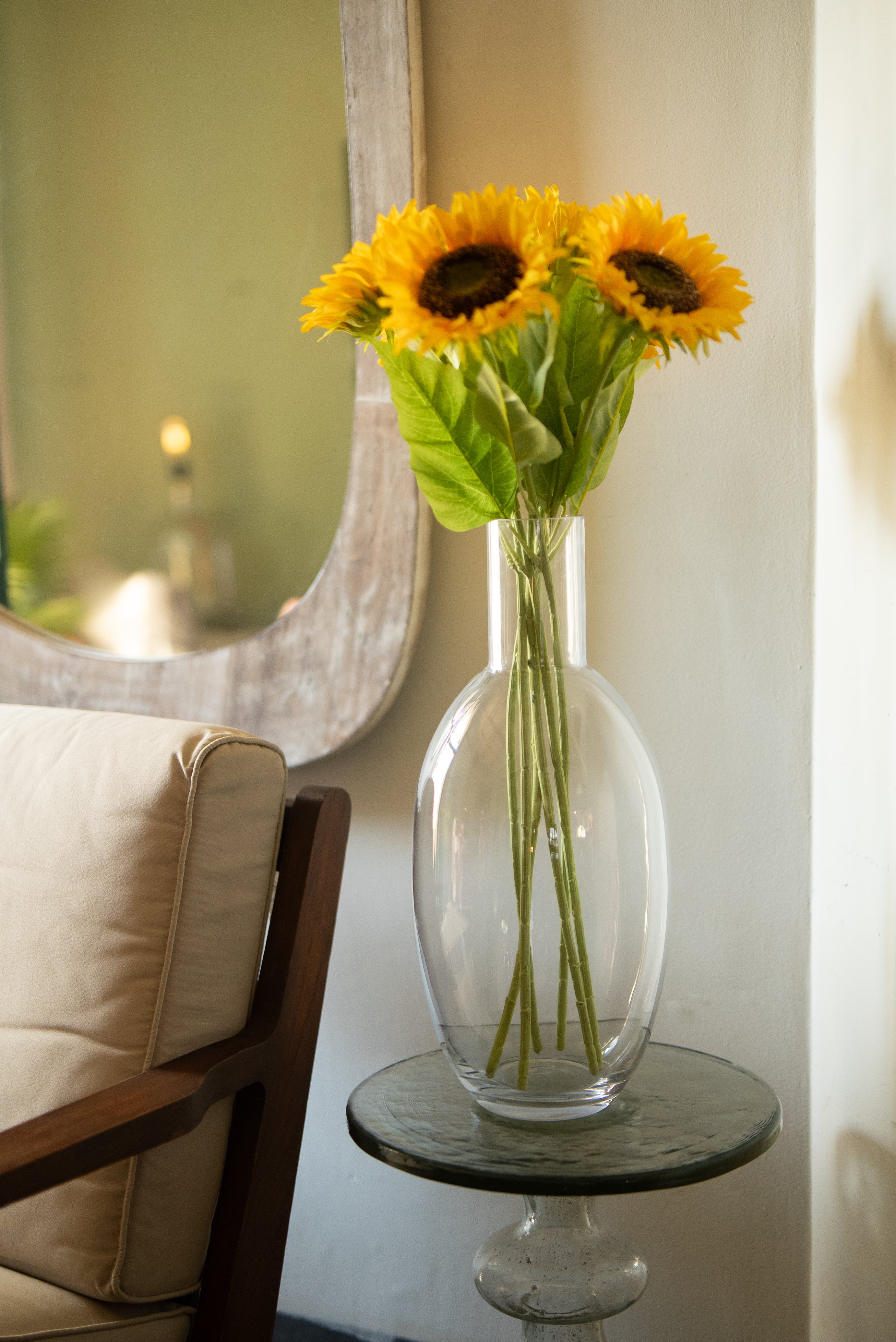 Faux Sunflower Stem
