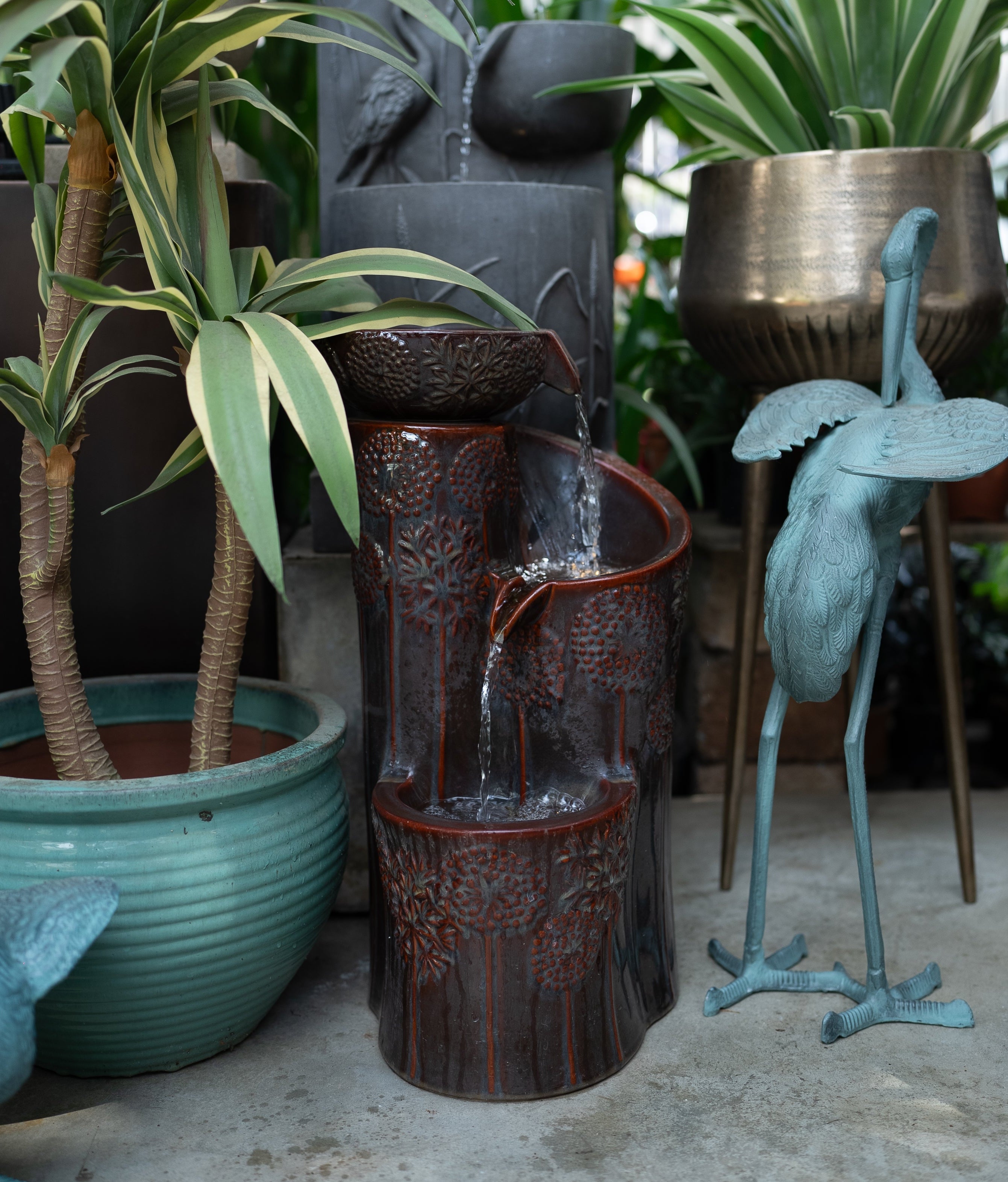 TERRA SPLASH CERAMIC FOUNTAIN