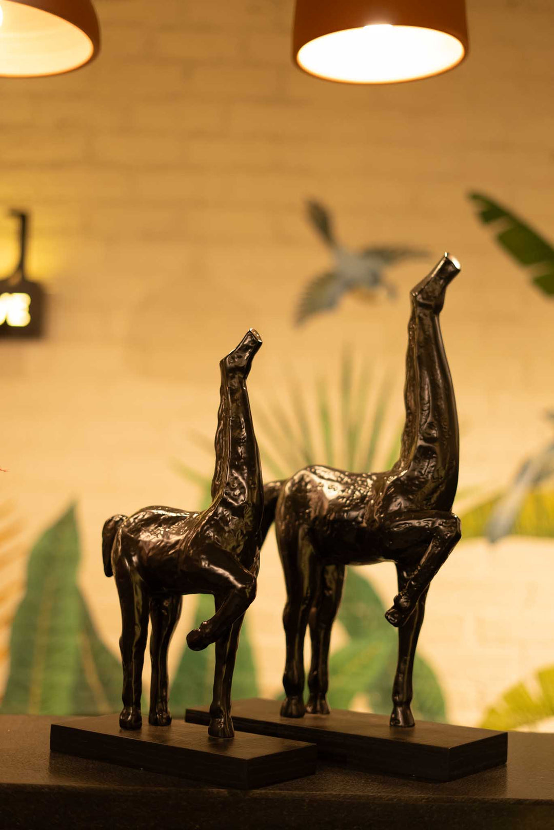 Polyresin Horse With Stand