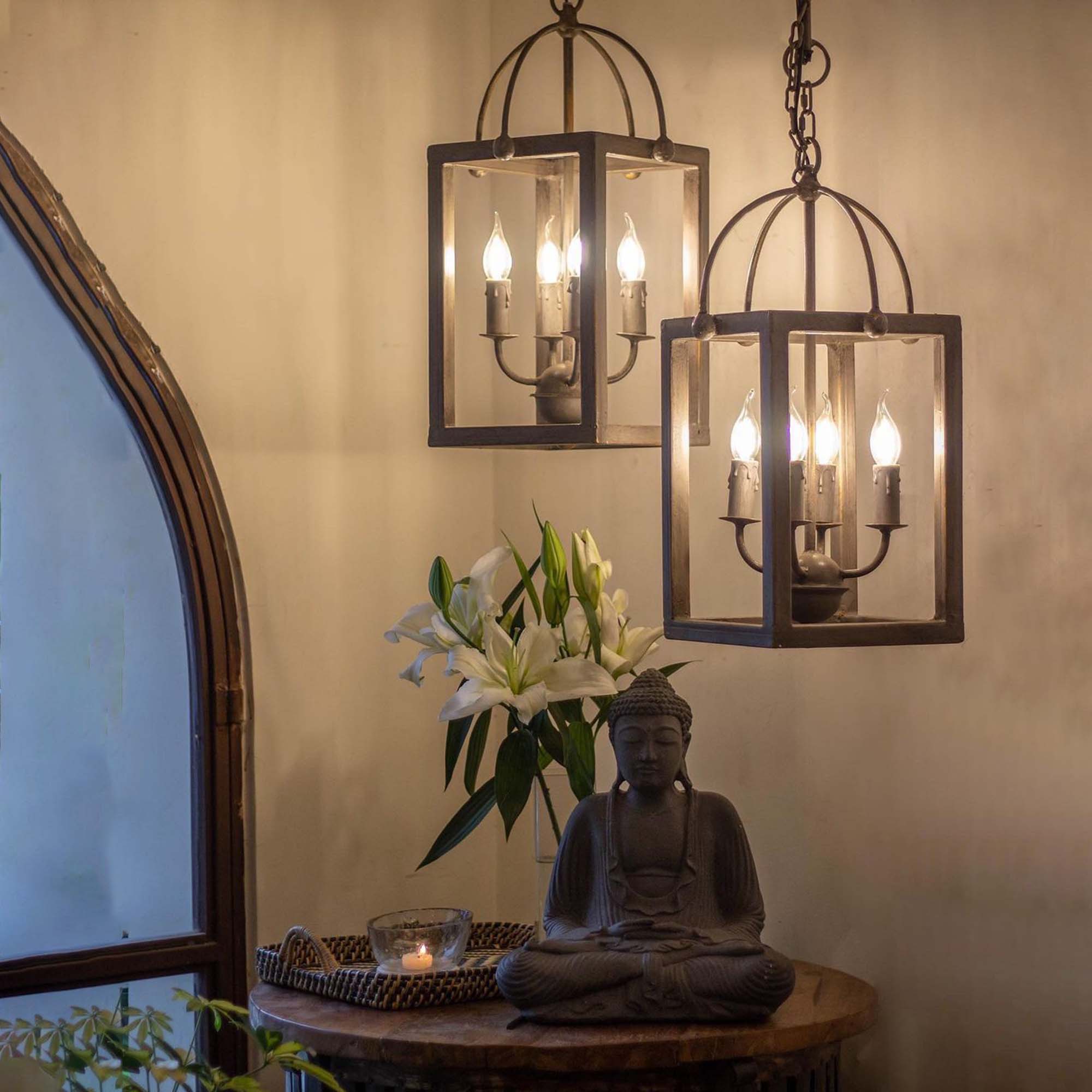 Iron Pendant Lamp (4 Holders)