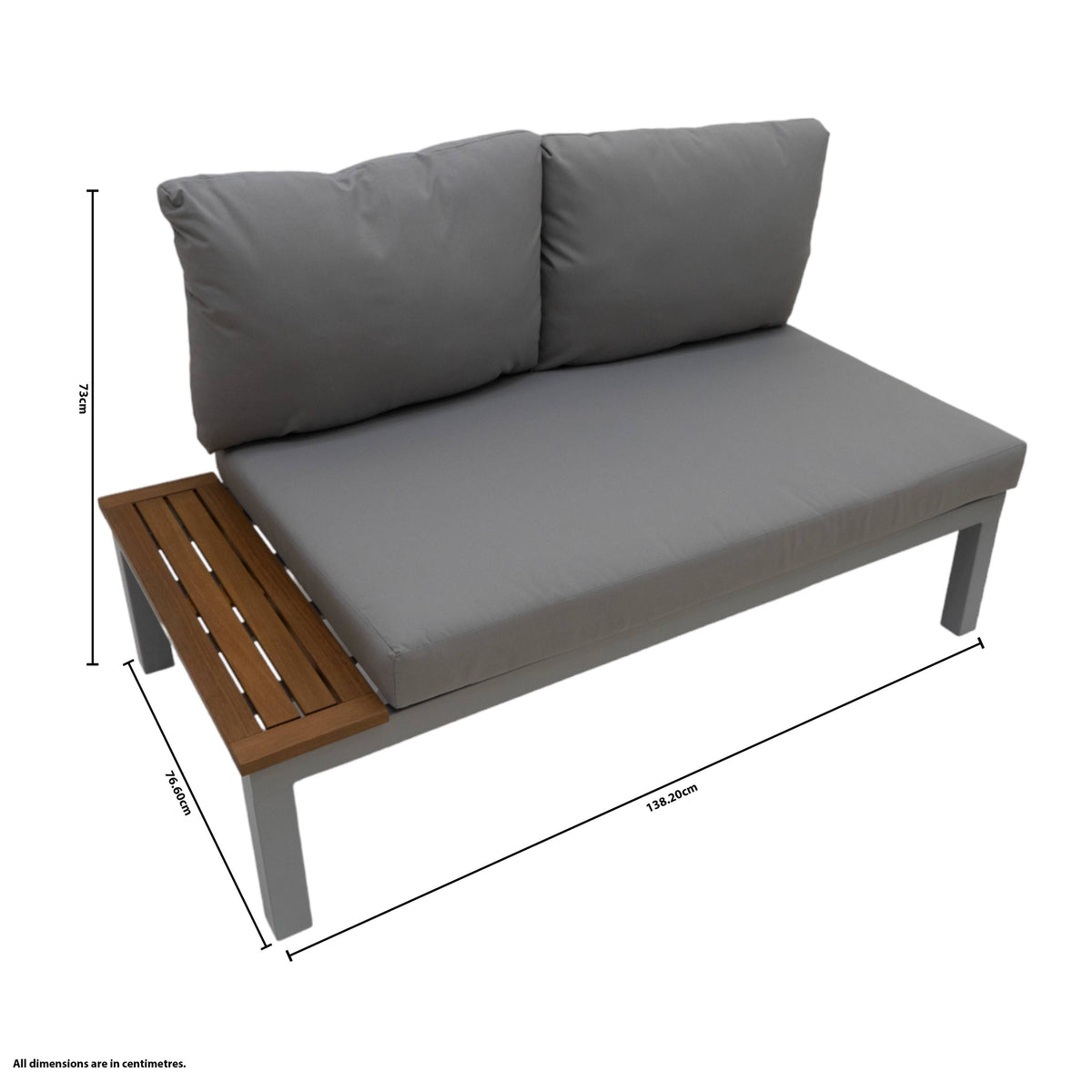 Kingsbury Hydra Sofa Set With Table (Set of 4 Pcs)
