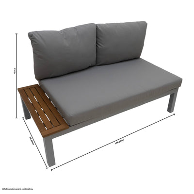Kingsbury Hydra Sofa Set With Table (4Piece Set)