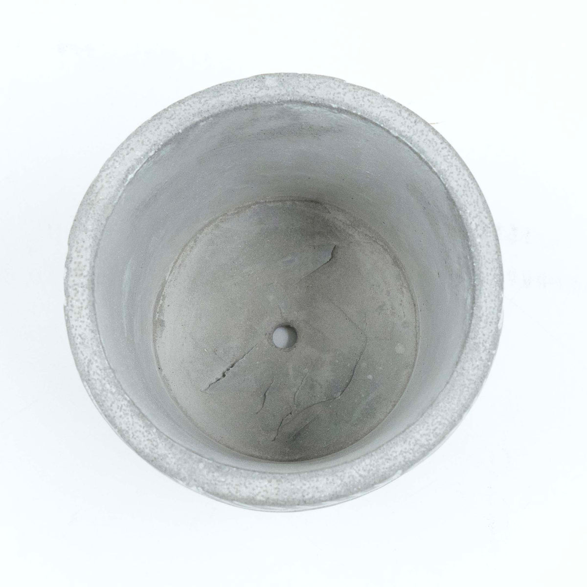 Leaf Embossed Planter with Drainage Plate