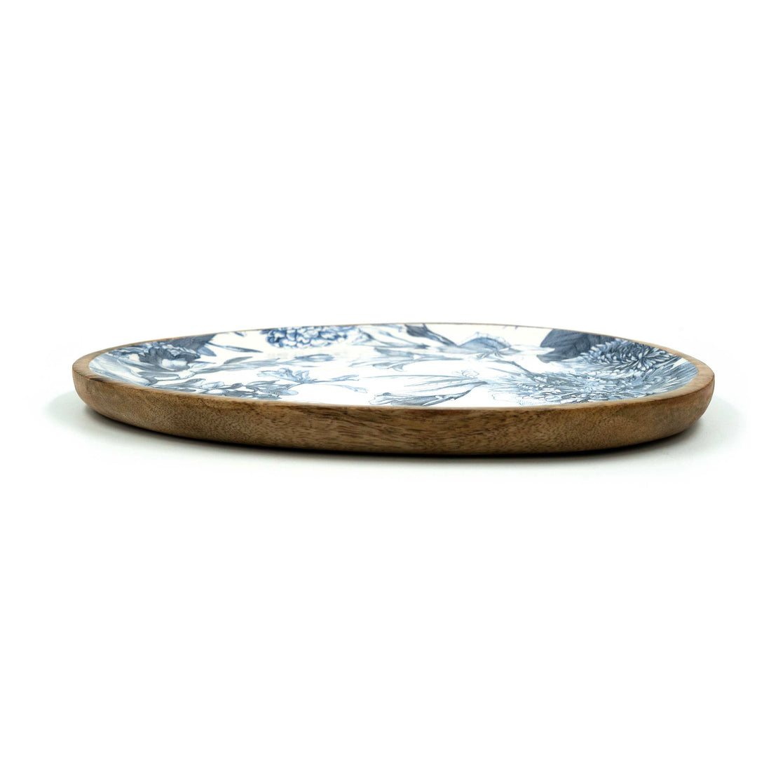 Brittany Blanc Large Oval Platter with Dip Bowl