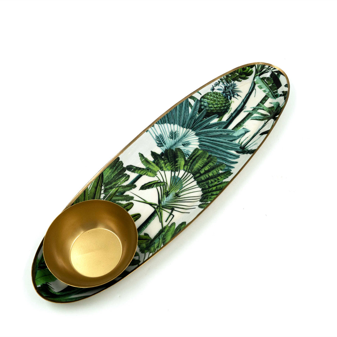 Nile Platter with Bowl