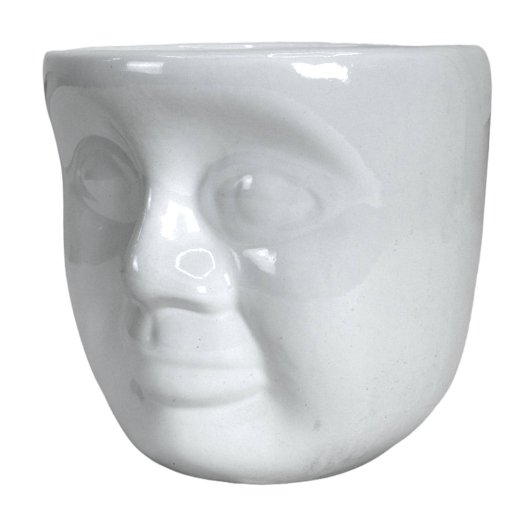 Unwavere Love Pout Kids Glossy White Planter