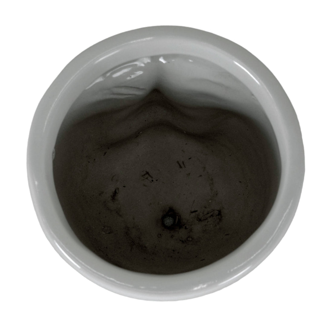 Unwavere Love Pout Kids Glossy White Planter