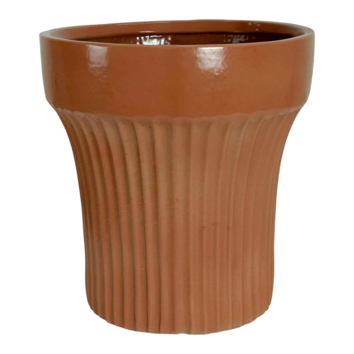 Charcoal Reality Coral Pink Planter