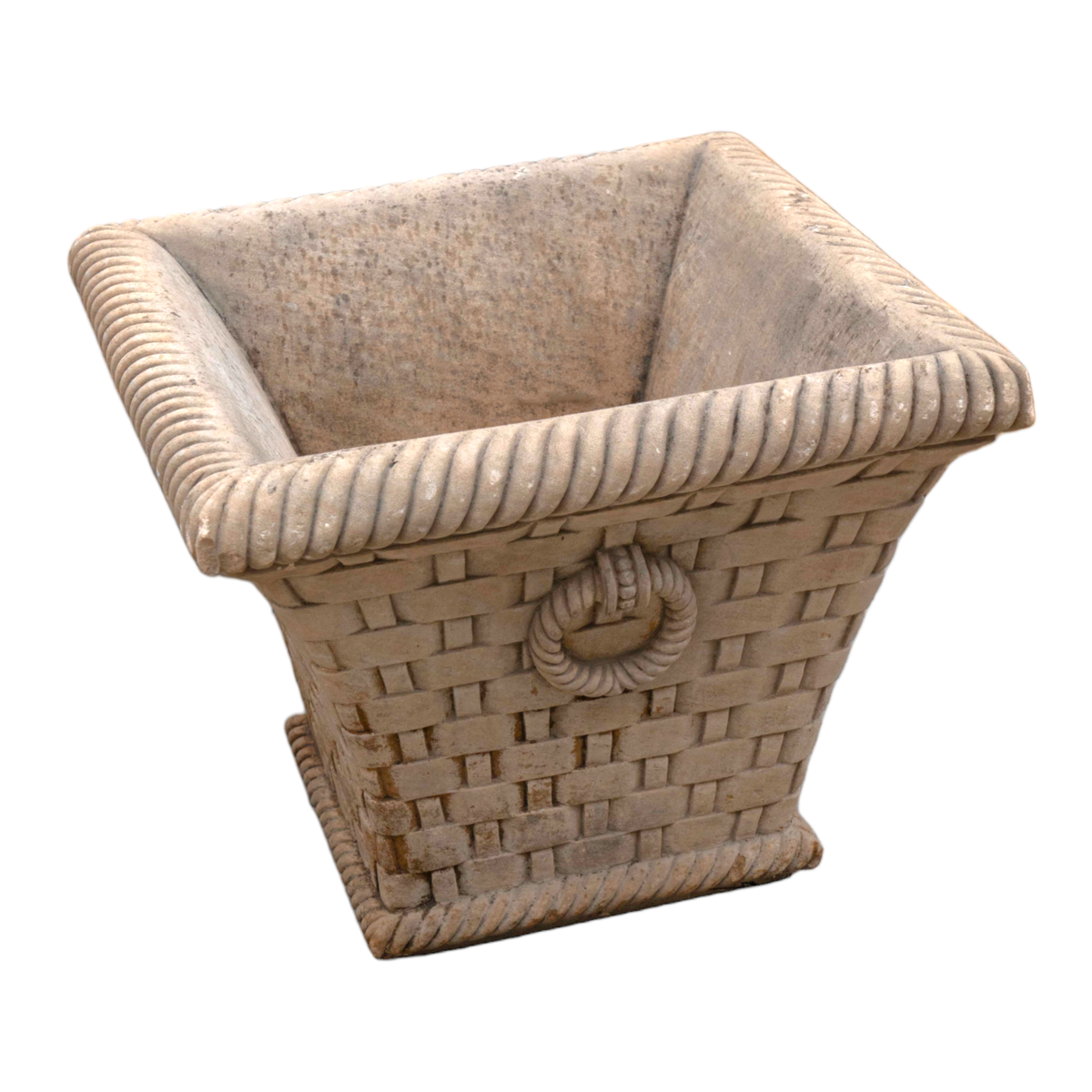 Square Shaped Stone Planter