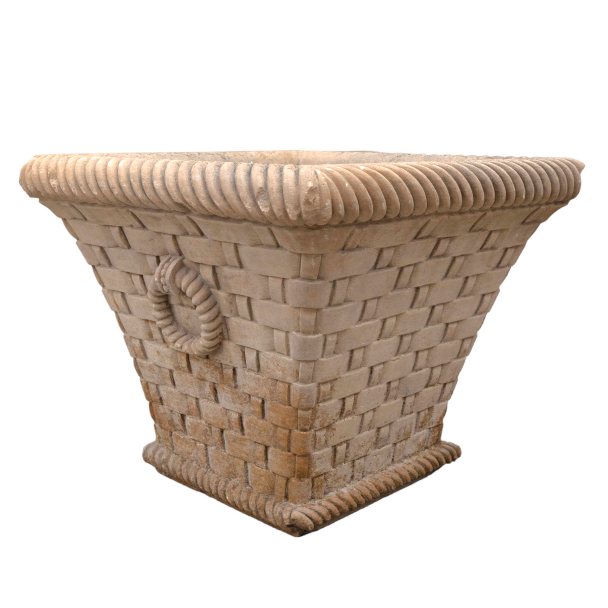 Square Shaped Stone Planter