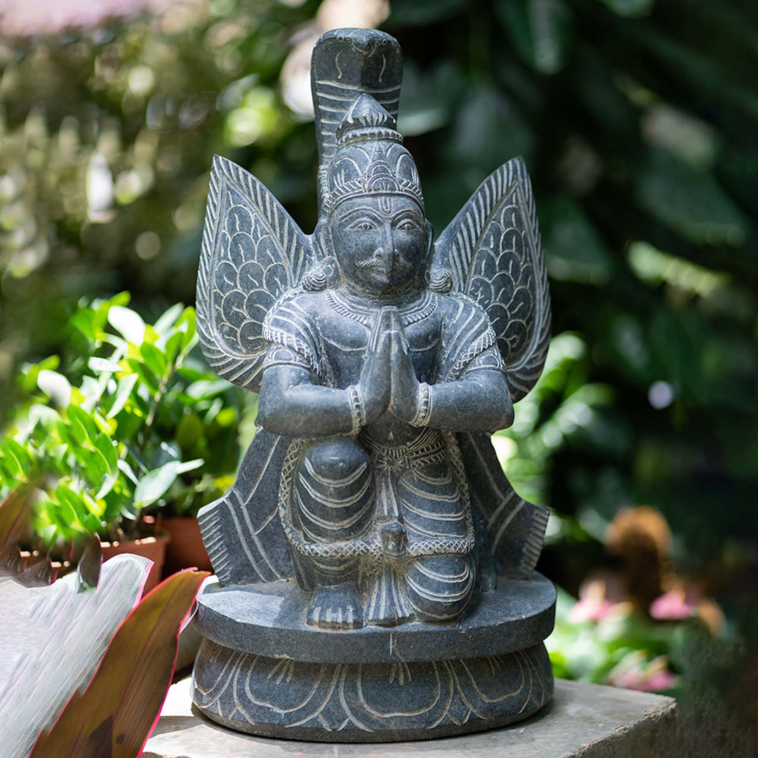 Garuda Granite Statue