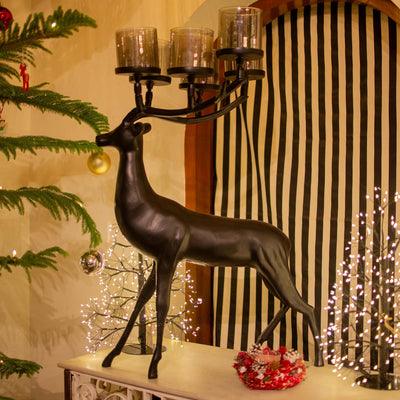 Deer Candle Holder Standing