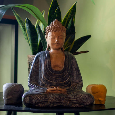 Suar Wooden Buddha Dhyana Mudra