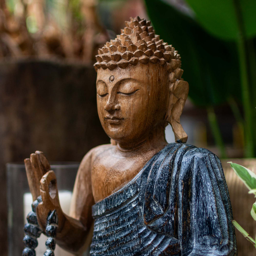 Suar Wooden Buddha Abhaya Mudra