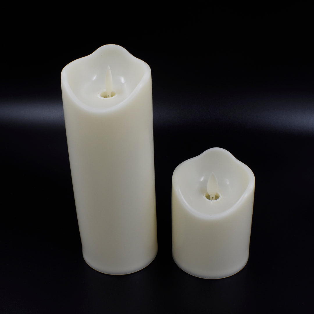 Moving Flame Pillar Candle