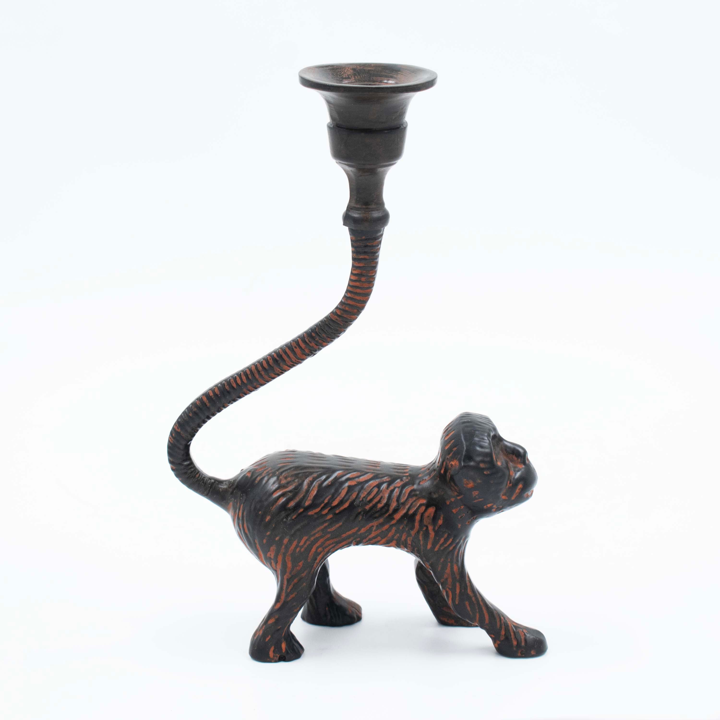 Monkey Tail Candle Holder