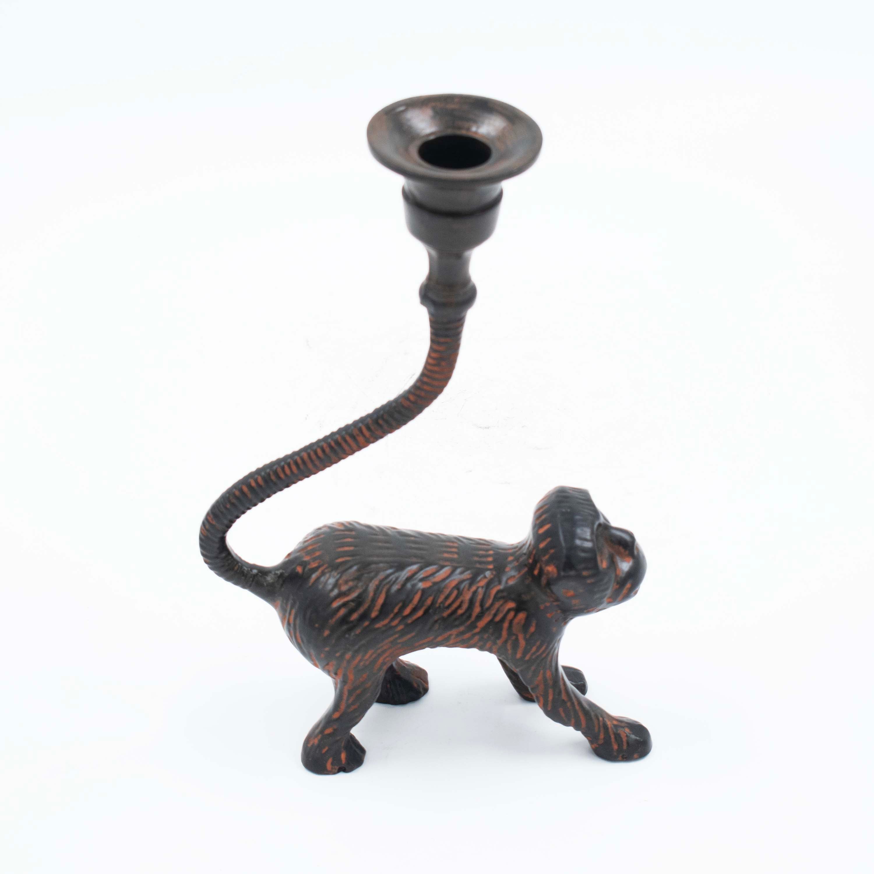 Monkey Tail Candle Holder