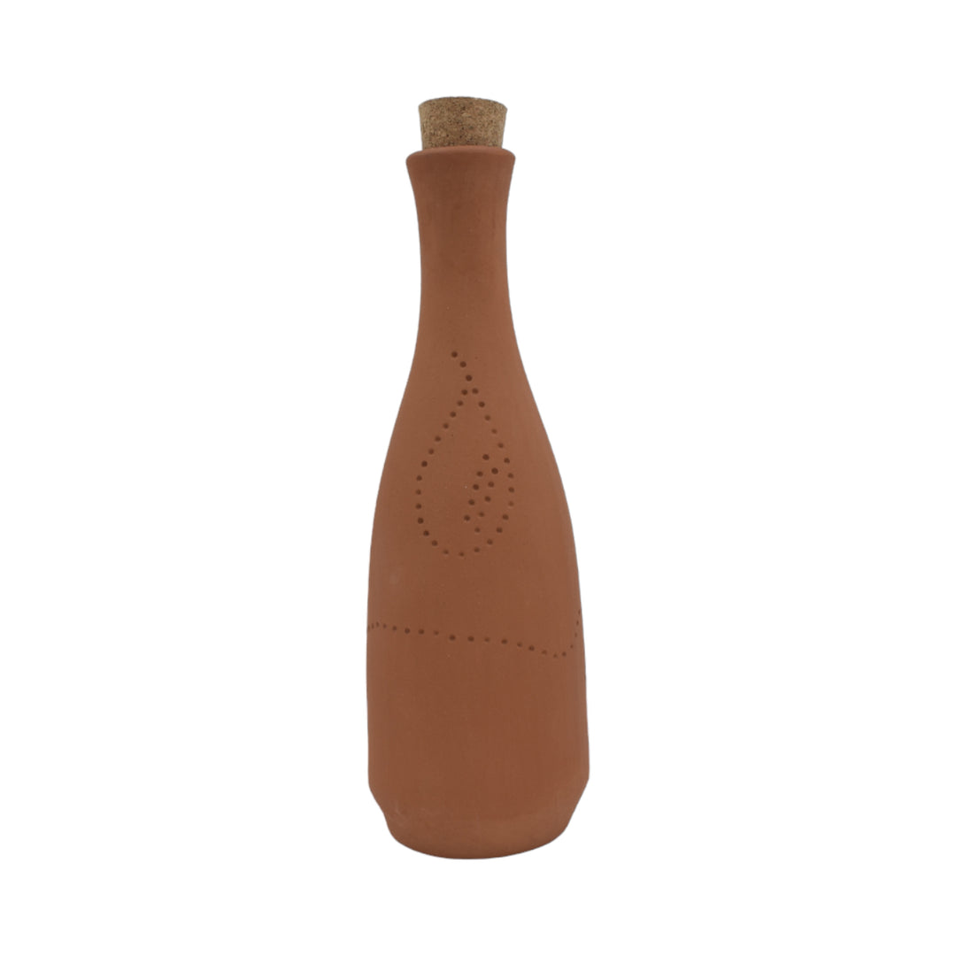 Bot Terracotta Water Bottle With Cork Cap