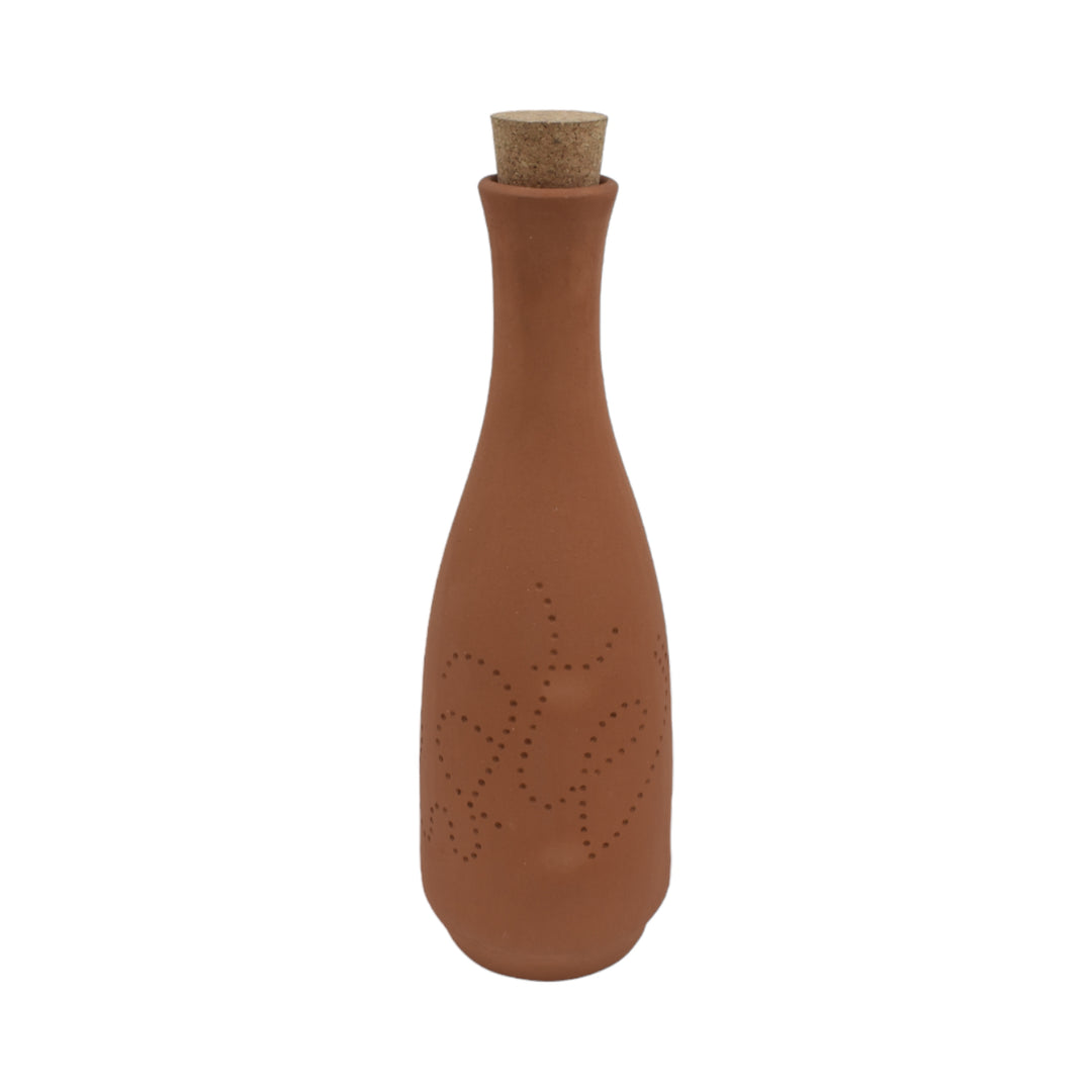 Bot Terracotta Water Bottle With Cork Cap
