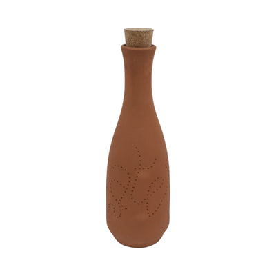Bot Terracotta Water Bottle With Cork Cap