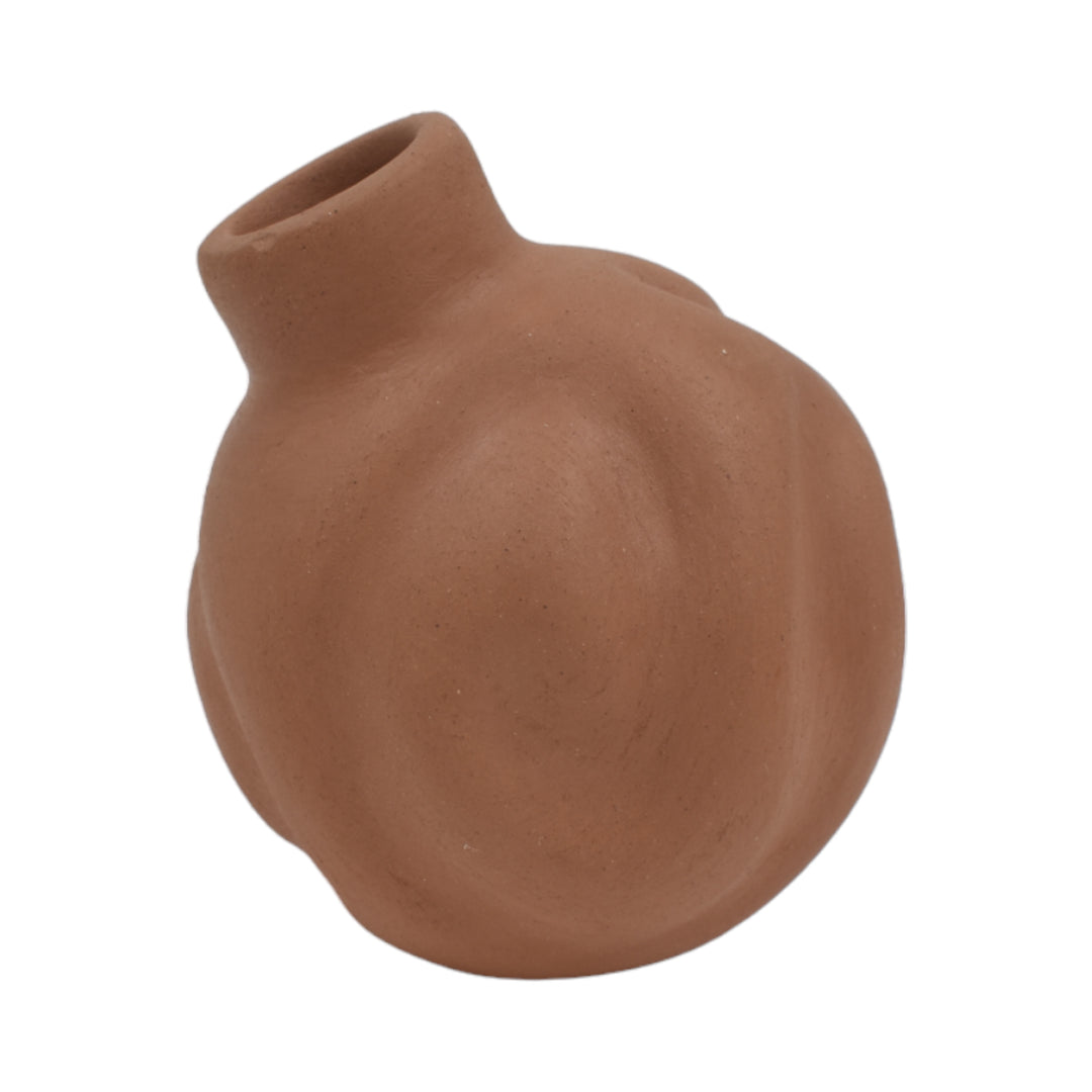 Glo Small Organic Profiled Tilted Flower Vase