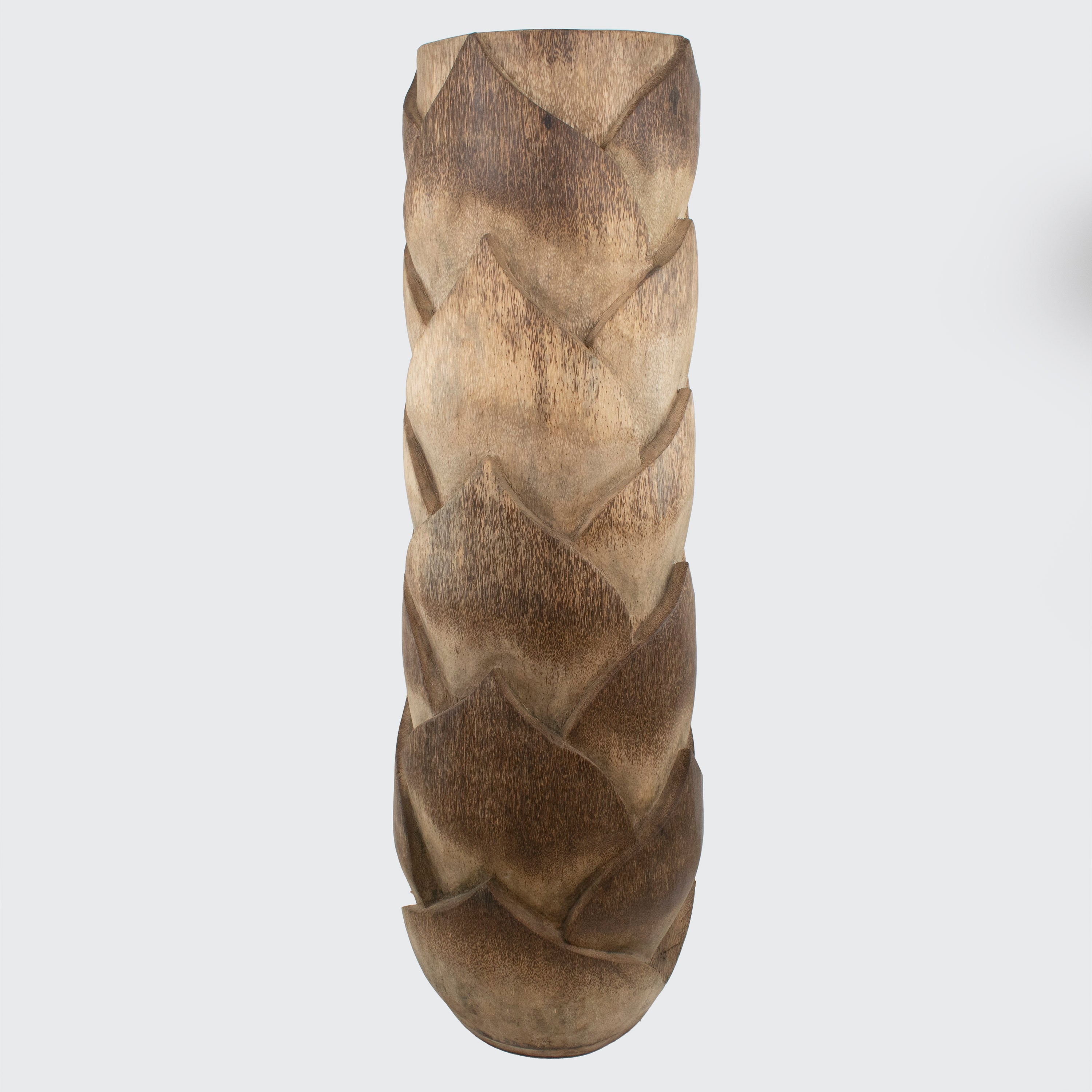 Wooden Dark Brown Pot