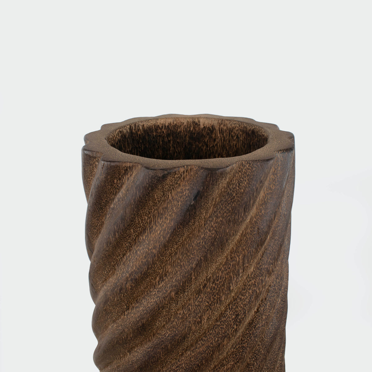 Wooden Palm Pot