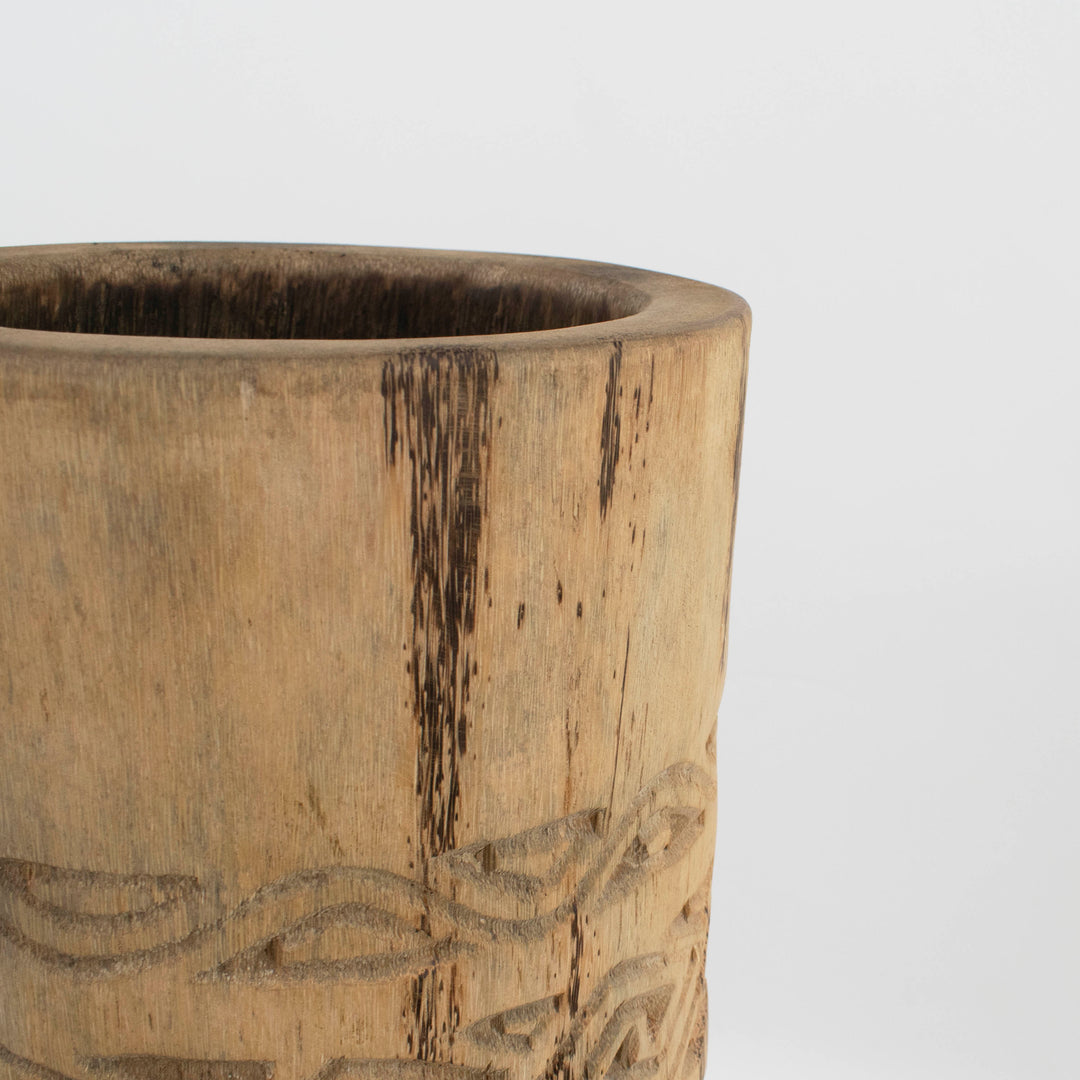 Sunari Wood Decor Pot