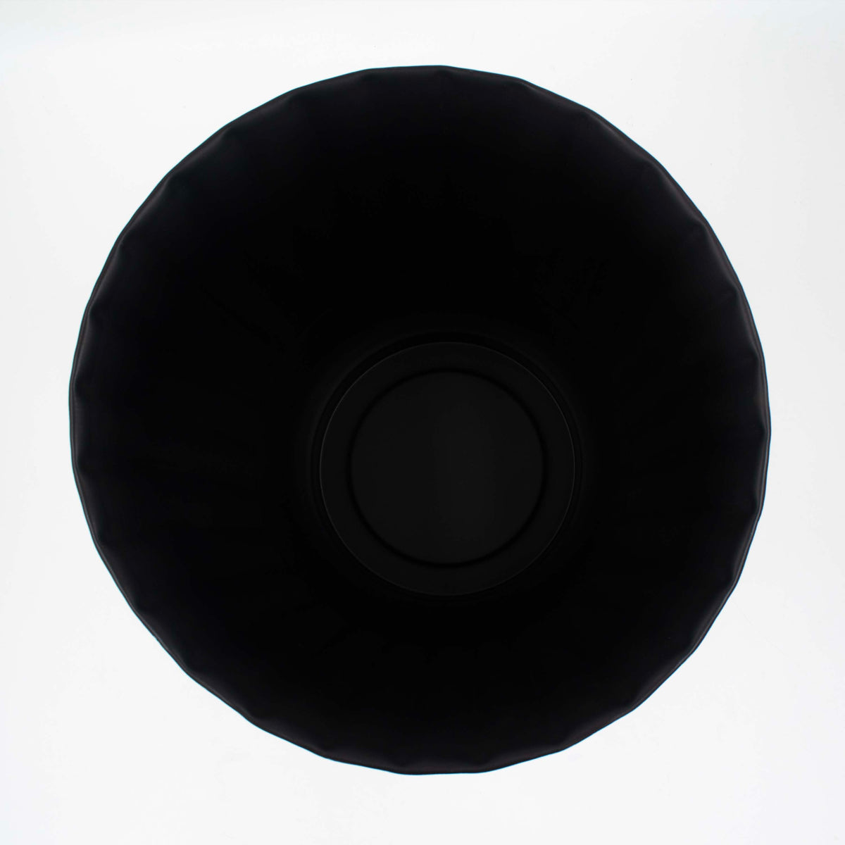 Ivory Black Planter Fluted