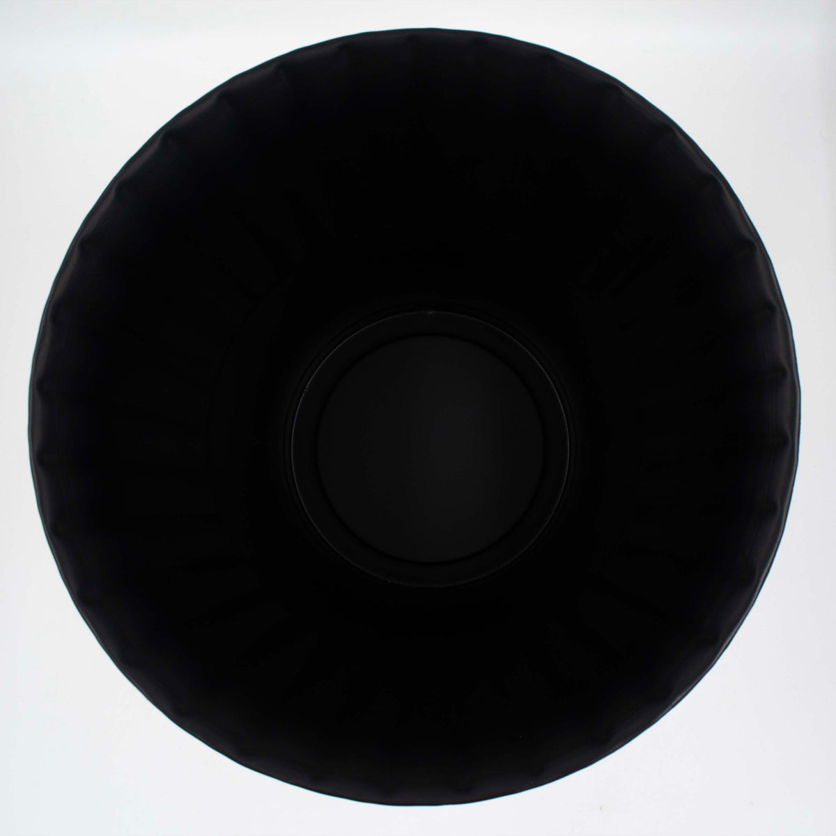 Ivory Black Planter Fluted