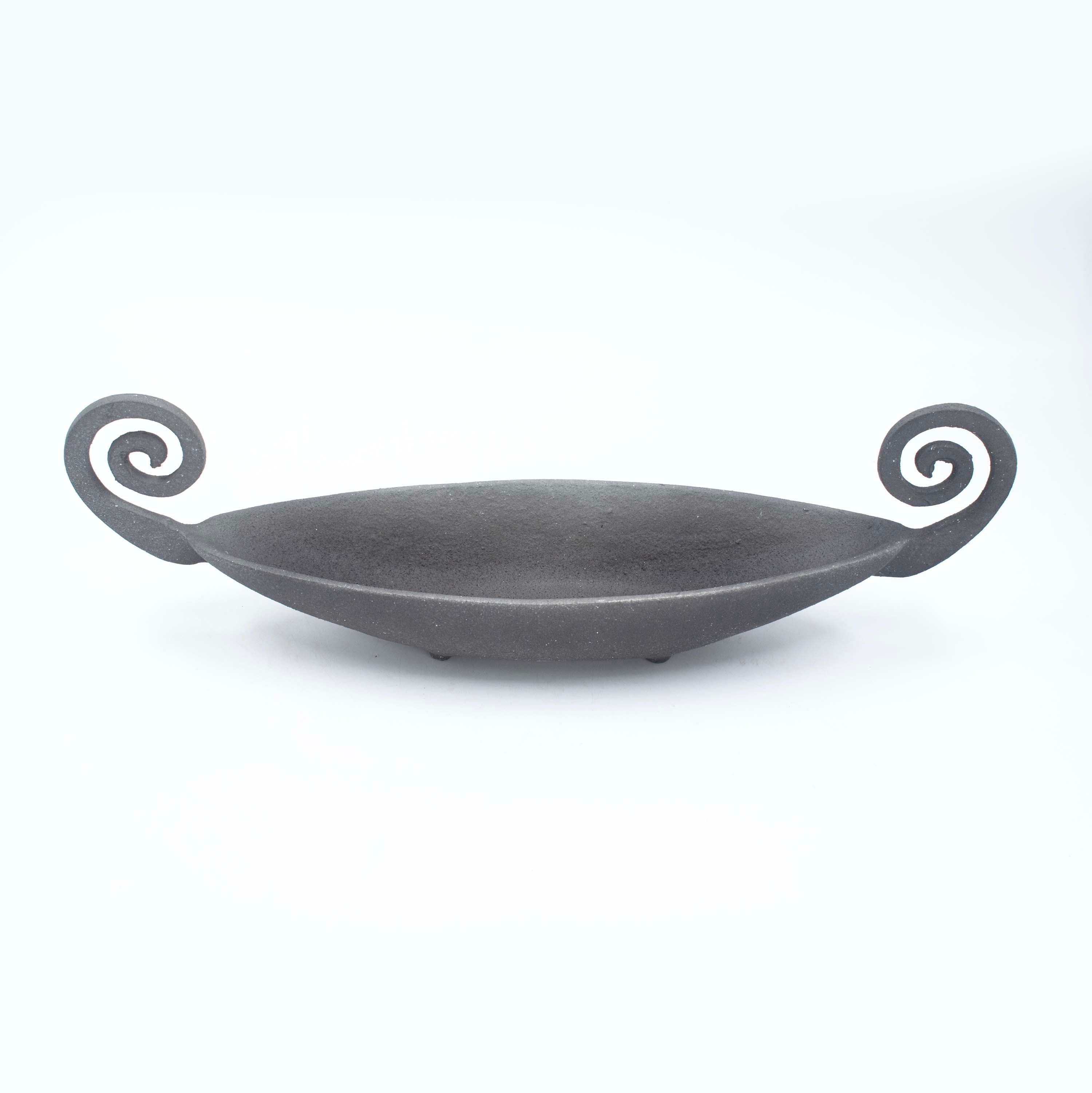 Grey Aluminum Metal Boat