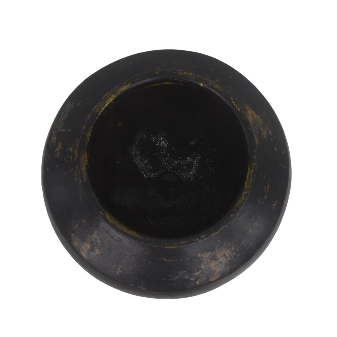 Grey Brown Clay Pot