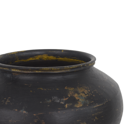 Grey Brown Clay Pot