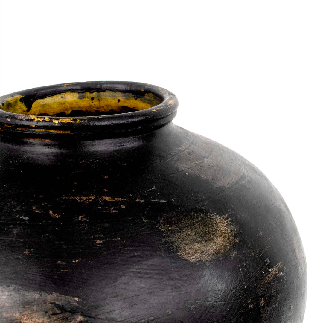 Grey Brown Clay Pot