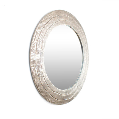 Mirror Round Cast Etched