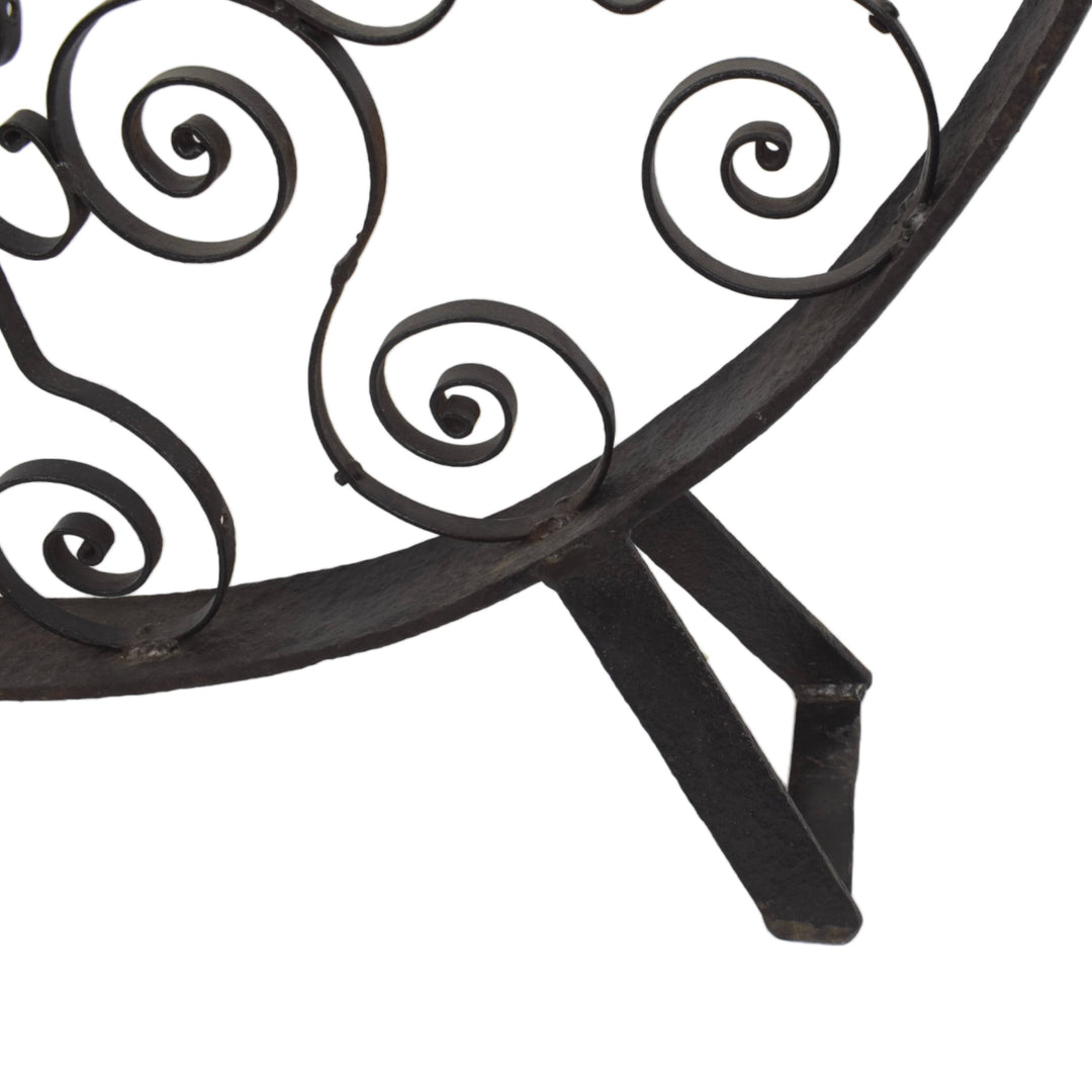 Round Mandala Table Decor with Stand