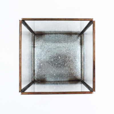 Candle Holder with Glass Base