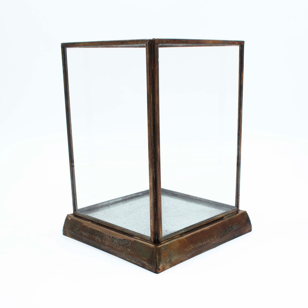Candle Holder with Glass Base