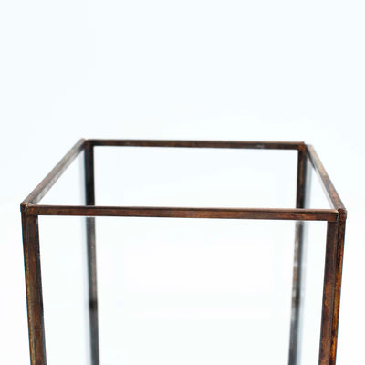Candle Holder with Glass Base