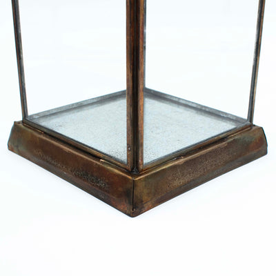 Candle Holder with Glass Base