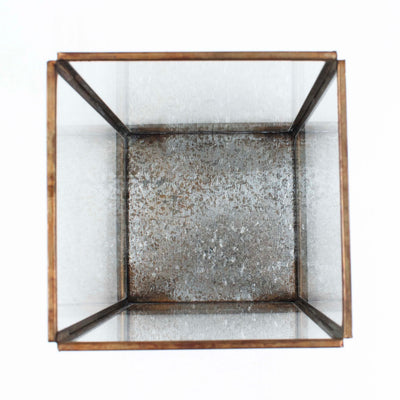 Candle Holder with Glass Base