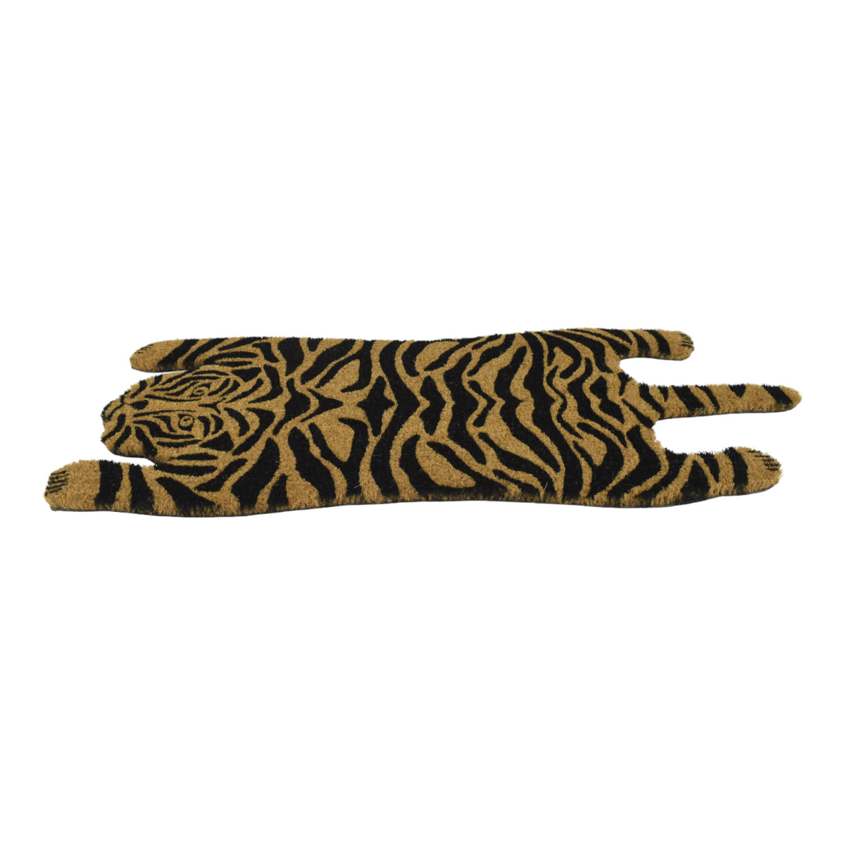 PVC Backed Coir Mat Tiger Print