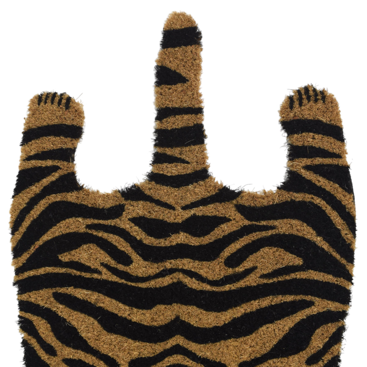 PVC Backed Coir Mat Tiger Print