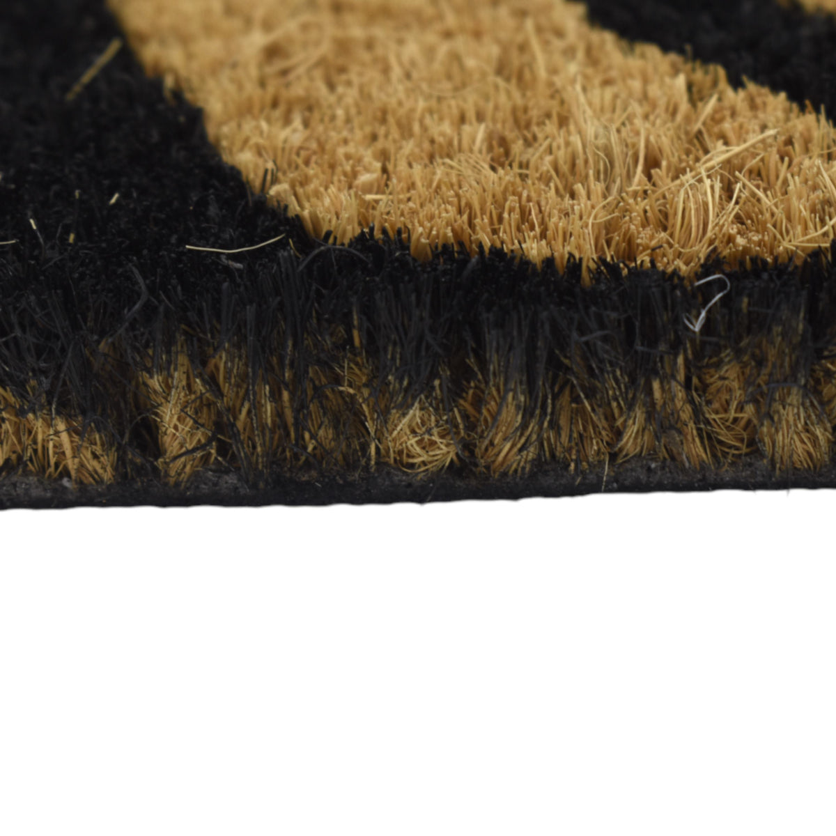 PVC Backed Coir Mat Tiger Print