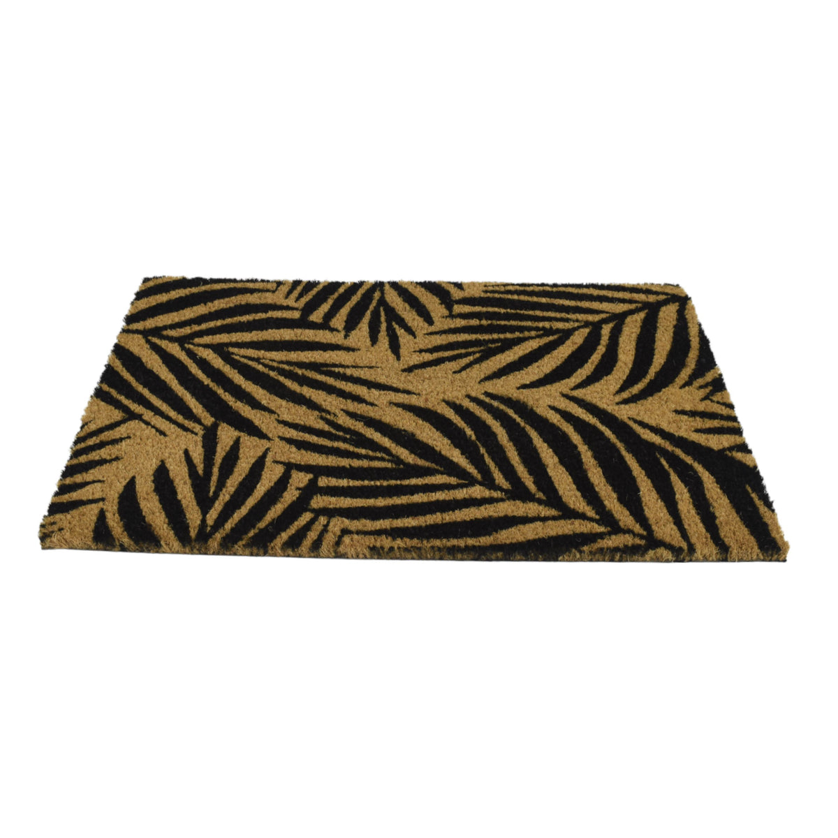 PVC Backed Coir Mat Leaf