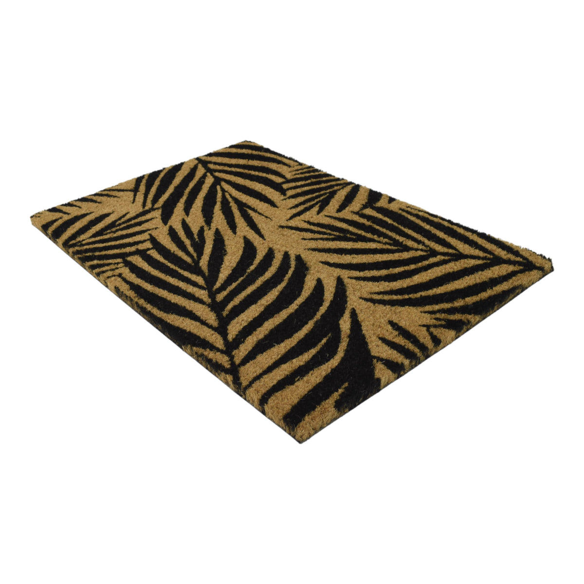 PVC Backed Coir Mat Leaf