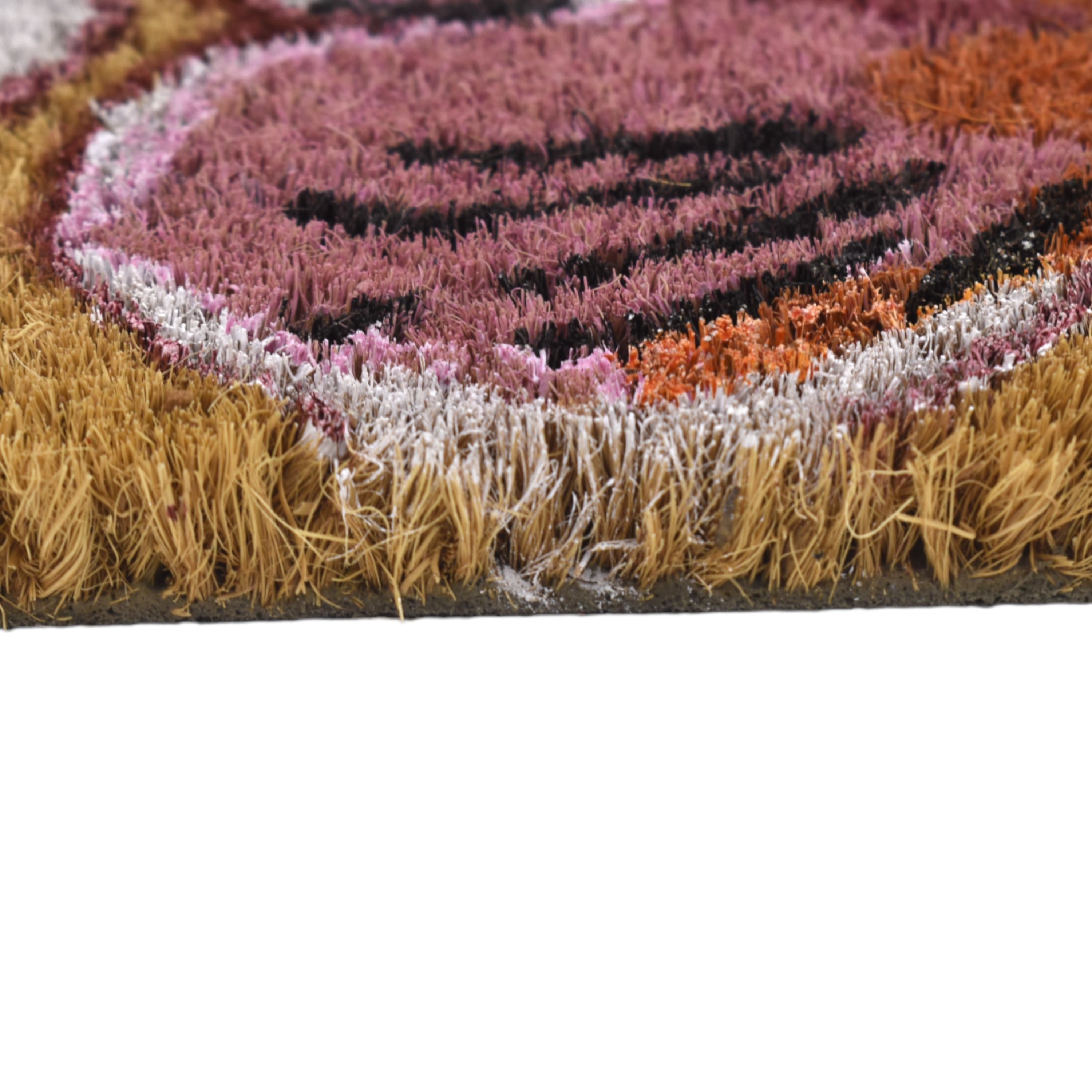 PVC Backed Coir Mat Welcome