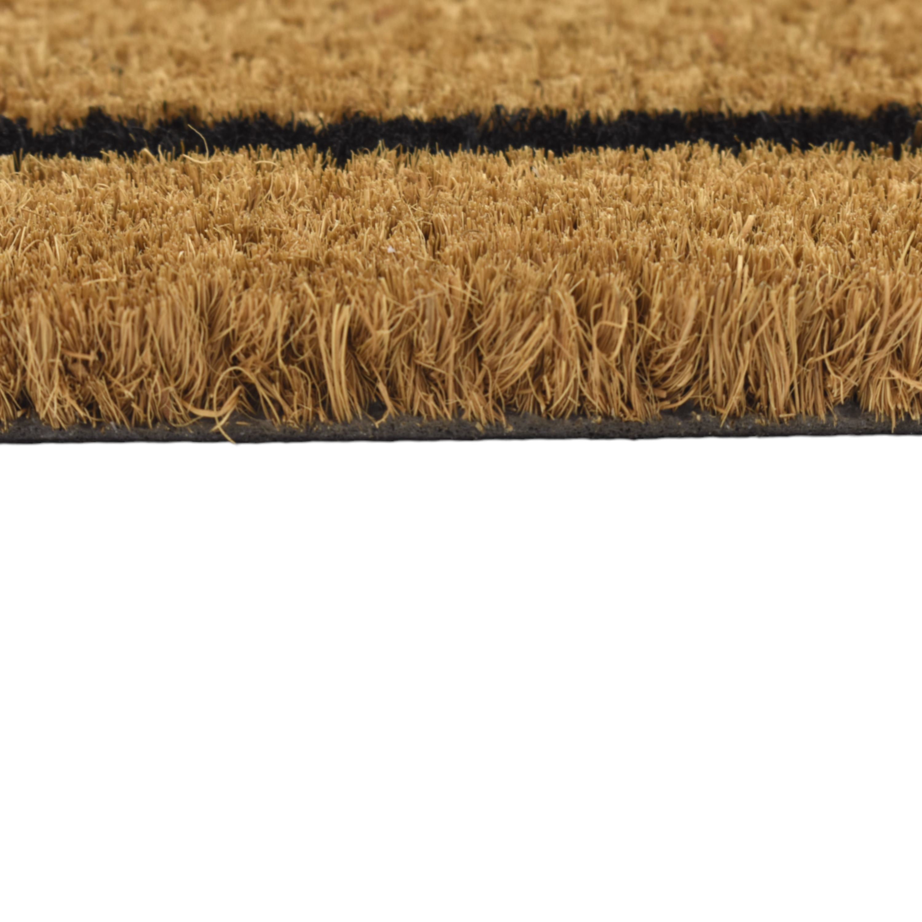 PVC Backed Coir Mat Hello