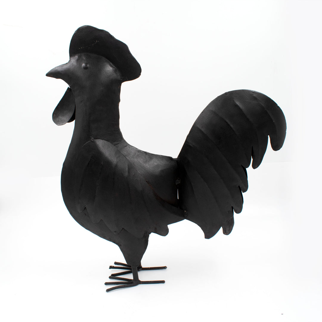 Iron Rooster Decor
